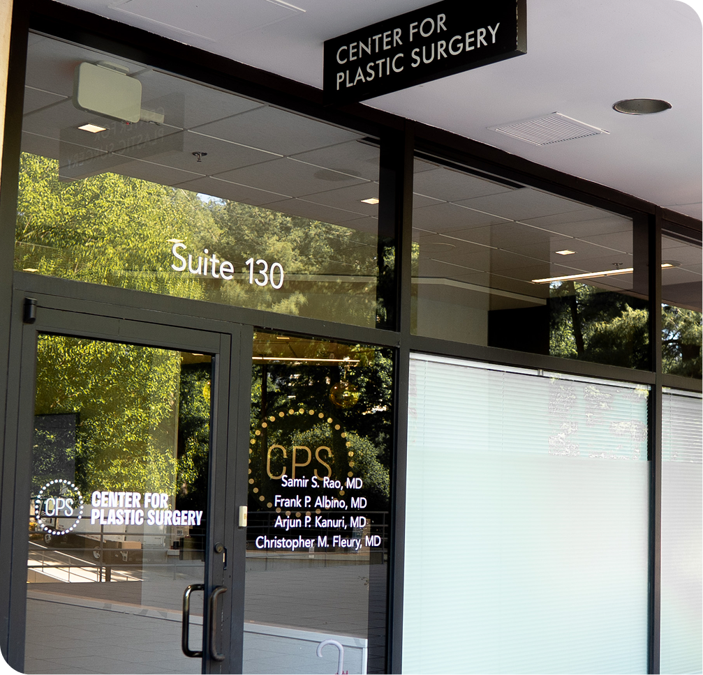 Center for Plastic Surgery office entrance, Suite 130
