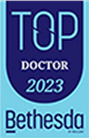 Top Doctor 2023 Bethesda award badge